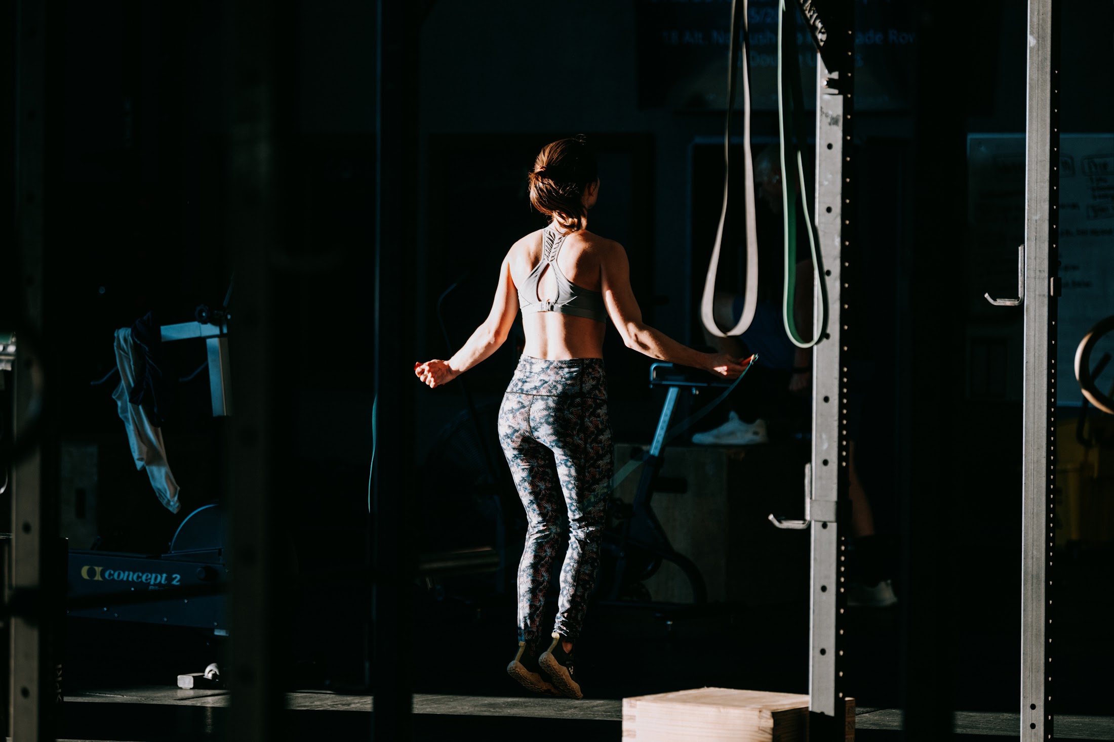 Cornerstone Fitness gym in West Chester, Ohio — adults in a coached group training class